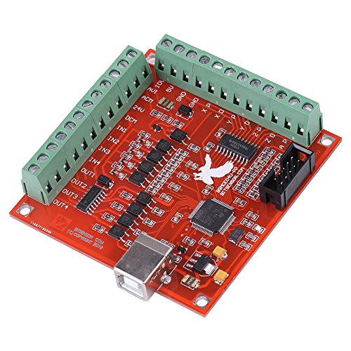 CNC USB 4 Axis Motion Control Card, Interface Breakout Board for Stepper Motor Driver