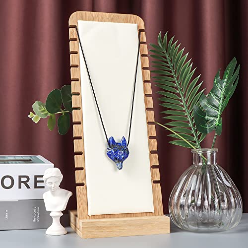 Artistone Lapis Lazuli Crystal Fox Pendant 1.6 inch Fox Head Hand-Carved Gemstone Healing Crystal Statue Animal Collection Statue Bag with Gift Box
