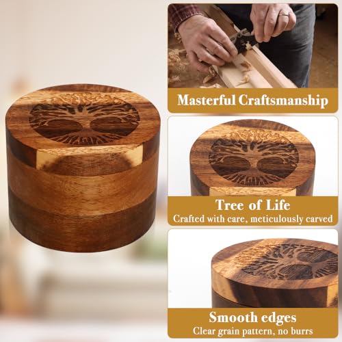 Pet Urns for Dog & Cat Ashes, Tree of Life Mini Urns Box for Pet
