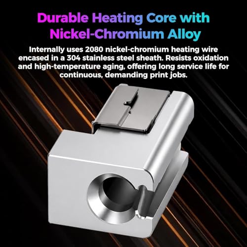 Creality Official SPARKX i7 Hotend Heating Assembly, Original 50W High-Power Heater for 300°C High-Temperature Printing, Quick-Swap Modular Design for Creality SPARKX i7 3D Printer Hot-end heating assembly