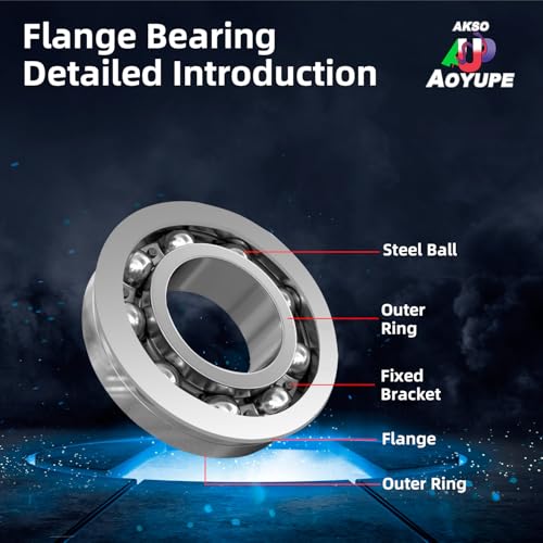 Akso Aoyupe 304 stainless steel integrated shaft valve stem rocker arm bearing assembly with bearing nuts