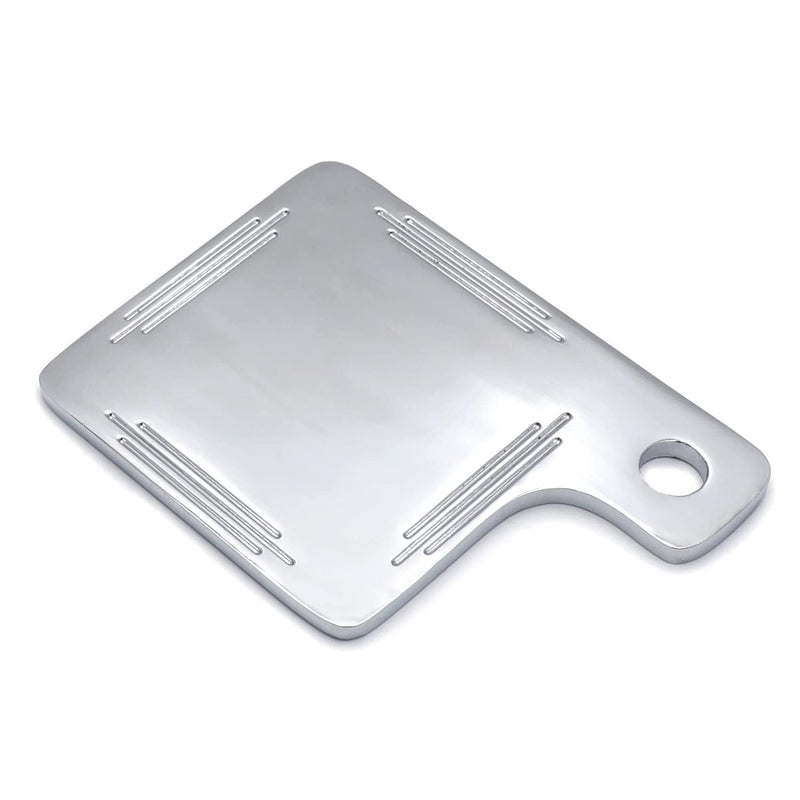 MT276-CD Universal Inspection Tag Sticker Renewal License Plate Chrome 1/2" bolt placement