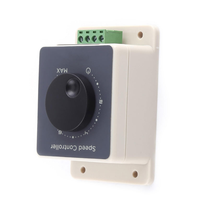 Walfront Motor Speed Controller, PWM DC Motor Speed Controller DC 10-60V 20A Waterproof, IP67, Manual, 10A, 240W