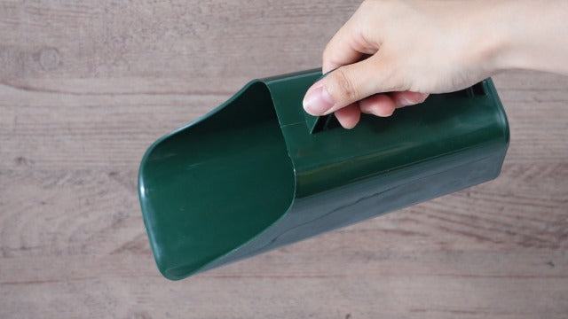 Lanties 3-pack large plastic garden soil scoops with sifting holes