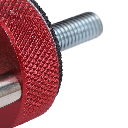 Pissente red M8 1.25 thread hard top quick removal thumb screws, 8-piece set for 2dr and 4dr vehicles