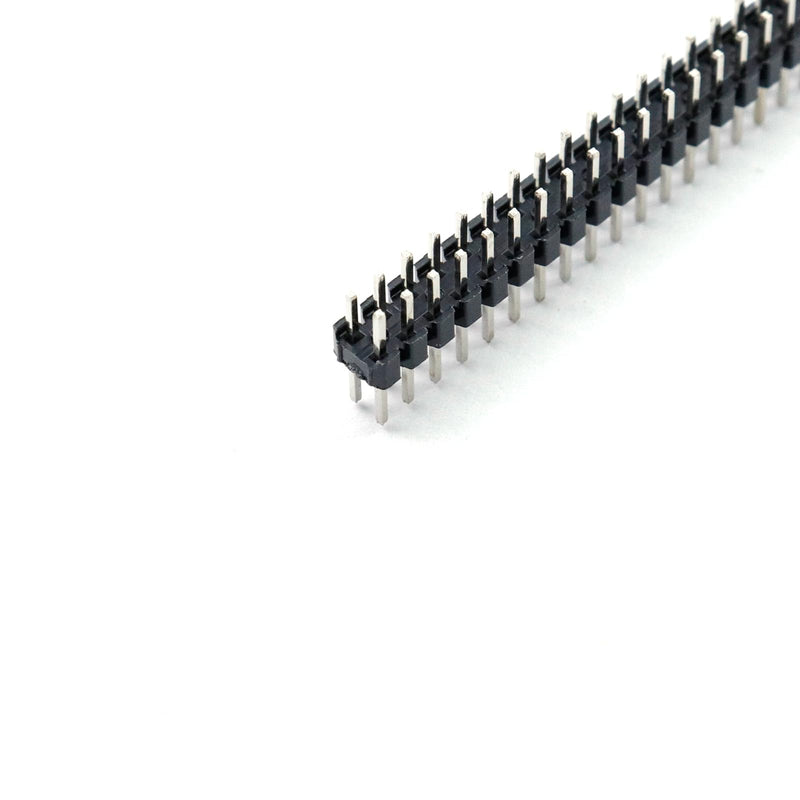 [Australia - AusPower] - Double Straight Row Pin Header Strip 40Pin 2.0mm Pitch Connector Kit PCB Pin Strip 2x40P 2.0mm Straight 20Pcs 