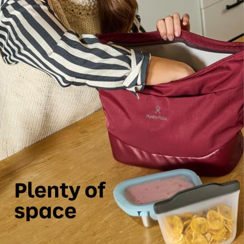 Hydro Flask Carryout Lunch Tote - Insulated Tote Bag - Soft Travel Cooler Black 9 L
