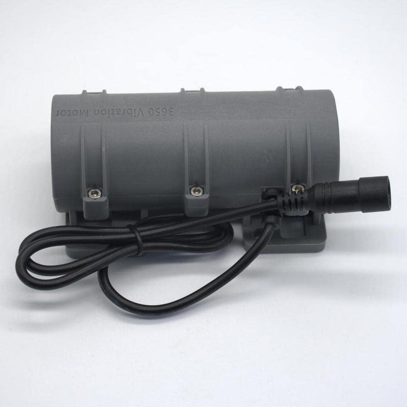 [Australia - AusPower] - 12V DC Motor 3800rpm Strong vibration Industry Mini Vibration Motor with Sturdy Plastic Shell Rotary Speed Vibrating Motor for Massage Bed Chair Medical Instruments (12V Motor+Power) 12V Motor+Power 