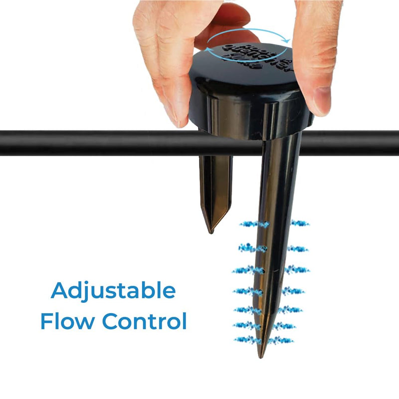 [Australia - AusPower] - Spike 4-Pack - Deep Underground Dripper, Tree & Plant Root Watering Drip Irrigation & Fertilizer Stake (1/2" Female NPT Compatible with All Connectors, Water Hose, Drip & PVC) Root Quencher Spike (4-pack) 