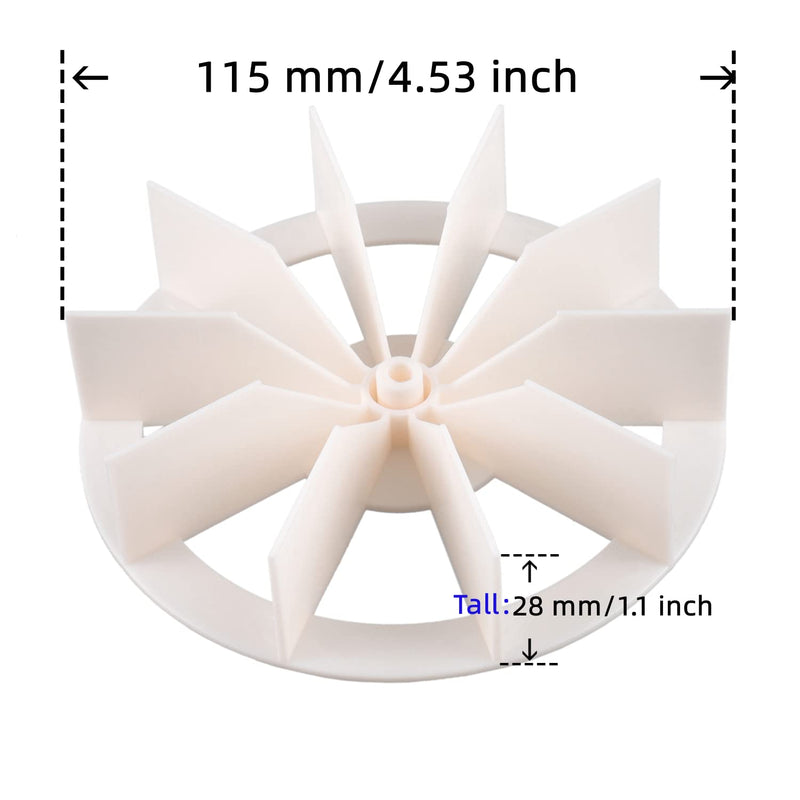 [Australia - AusPower] - BOJACK Bathroom Vent Fan Motor 120V 60Hz 1A Compatible with Nutone Broan,663, 668, 662,688,659 