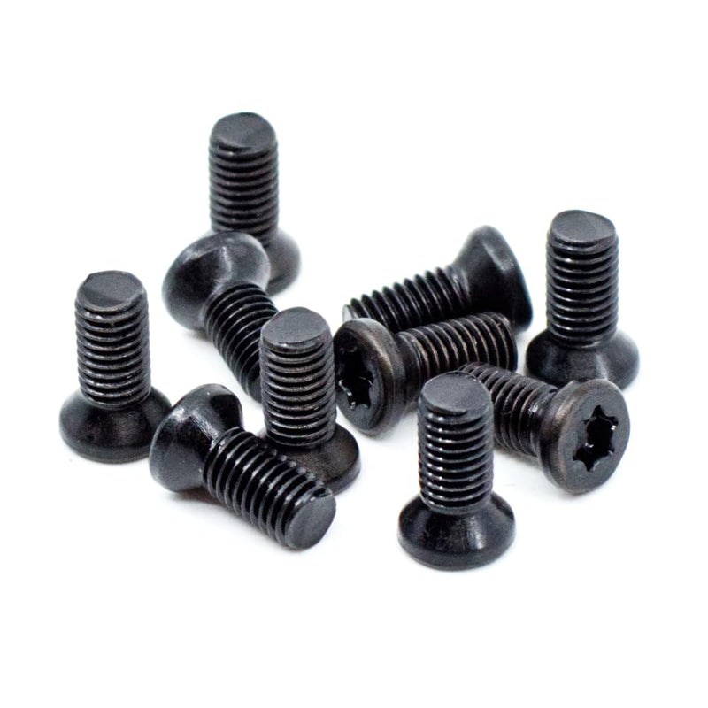 [Australia - AusPower] - Black Oxide Star Drive Weaver Oval Head Gun Screws - 10 pcs. (6-48 x 1/4" T-10 Torx) 6-48 x 1/4" T-10 Torx 