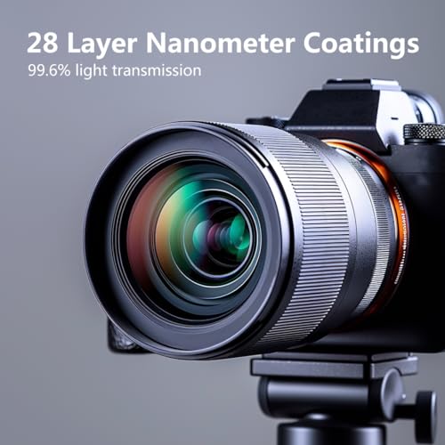 JONGSUN 82mm UV Filter, S-Pro HD Nano MRC Camera Ultraviolet Protection Filter, Multicoated,B270, Ultra-Slim, Lens Cloth Kit