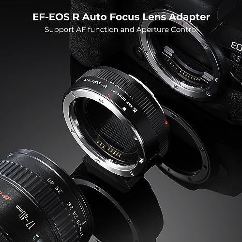 K&F Concept EF to EOS R Adapter, Auto Focus Lens Mount Adapter