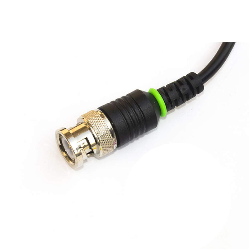[Australia - AusPower] - Aofan Oscilloscope Cable BNC Male Plug to 2 Pcs 35mm Insulated Crocodile Clips 110cm BNC Plug to Crocodile Clip 