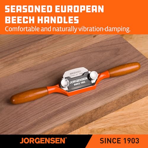 Jorgensen No.59F spokeshave, stainless steel hand planer for woodworking smoothing planes