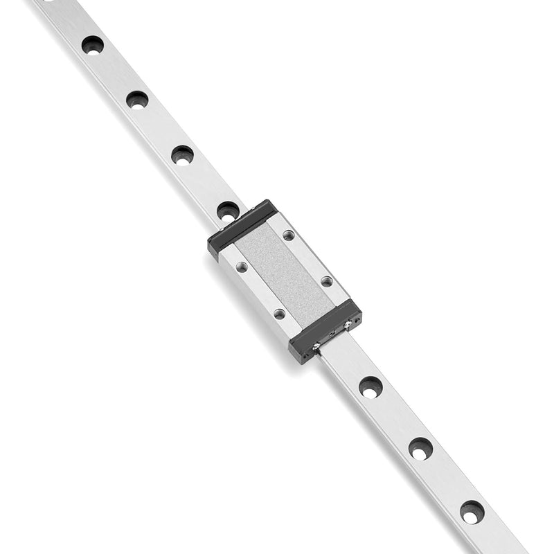 [Australia - AusPower] - [2 Pack] MGN9 200mm Linear Sliding Rail Guide with 2pcs MGN9H Linear Bearing Sliding Carriage Block for 3D Printer and CNC Machine MGN9-H 200mm/7.87inch 
