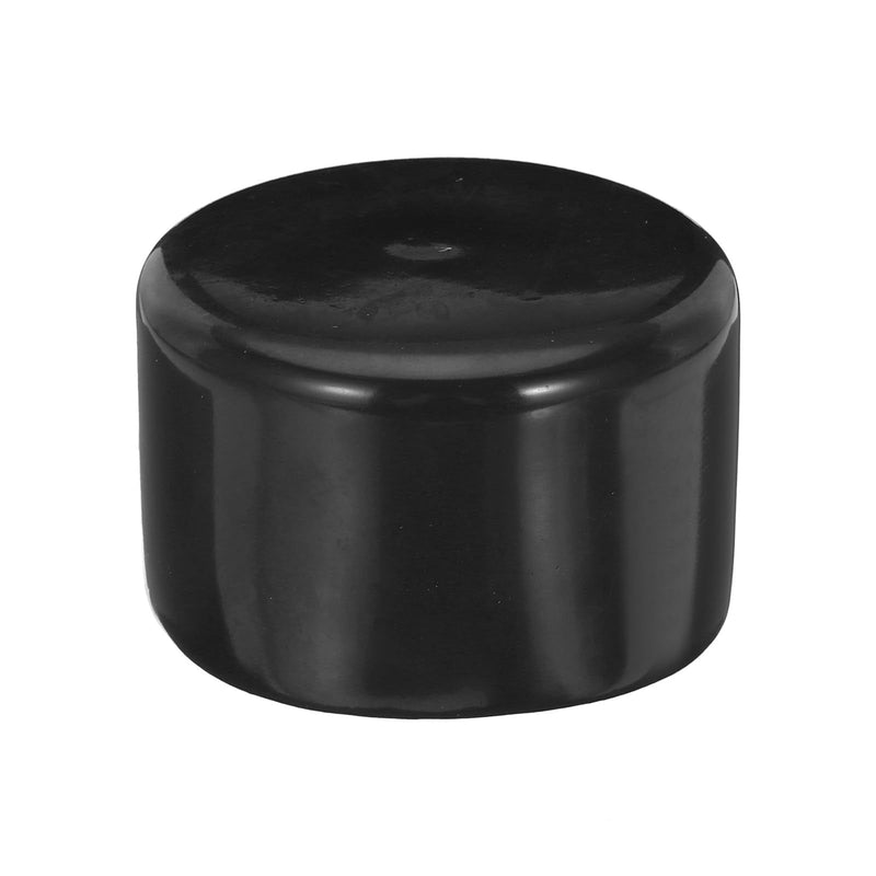 [Australia - AusPower] - uxcell Rubber End Caps 100mm(4 inch) ID Vinyl Round Tube Bolt Cap Cover Screw Thread Protectors Black 