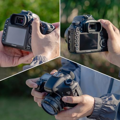 Kiwifotos Long Soft Viewfinder Eyecup Eyepiece for Canon 5D Mark IV III 7D Canon Eg Replacement