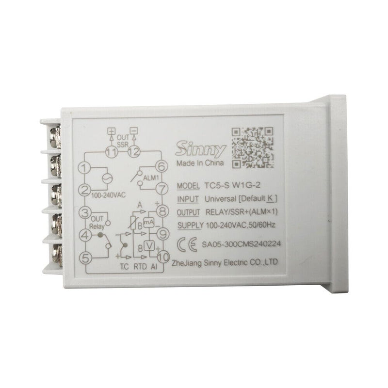 [Australia - AusPower] - AC100-240V Digital Temperature Controller 0~1370℃ Thermostat Relay Output 10A 
