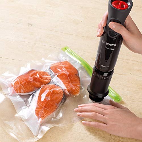 Bosch - Vacuum Bag, Blenders with Packaging Pump (VitaMaxx, ErgoMixx and MaxoMixx), 1.2 liters, MSZV0FB1 Clear, Green one size