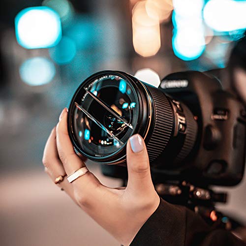 Camera Effect Filter 77mm Bimonthly Filter, Lens Filter with Localized Sharpness Effect, Perfect Photographer Gift for Creative Photography CF018