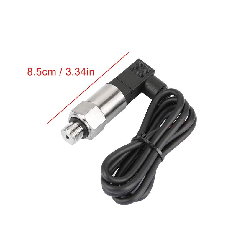 [Australia - AusPower] - Psi Pressure Transducer 4-20mA Output G1/4" Silicon Pressure Transmitter Transducer for Water Gas Oil (0-1MPA) 0-1MPA 