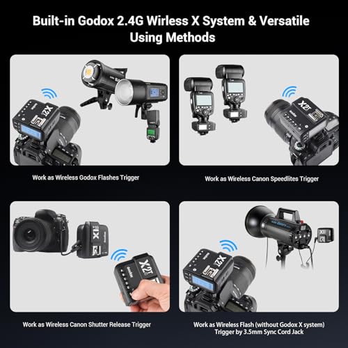 Godox X2T-C TTL Wireless Flash Trigger for Canon with 1/8000s HSS