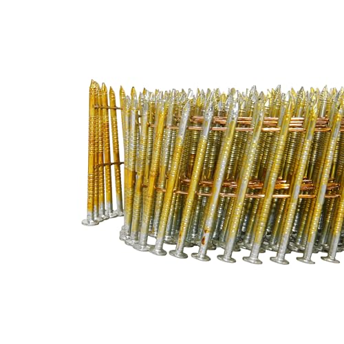 Freeman 15-degree 1-3/4-inch electrogalvanized ring shank coil siding nails, 3,600 count box
