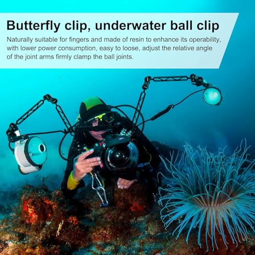 Sea frogs Triple Ball Clamp for Diving Underwater Photography System