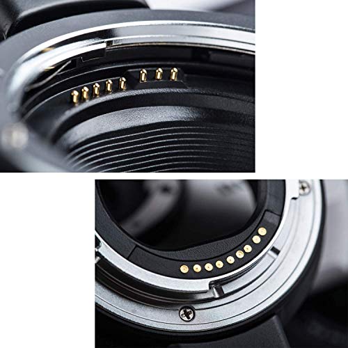 Viltrox EF-EOS M Electronic AF Auto Focus Lens Mount Adapter for Canon EF/EF-S Lens to Canon EOS-M (EF-M Mount) Mirrorless Camera M1 M2 M3 M5 M6 M10 M50 M100