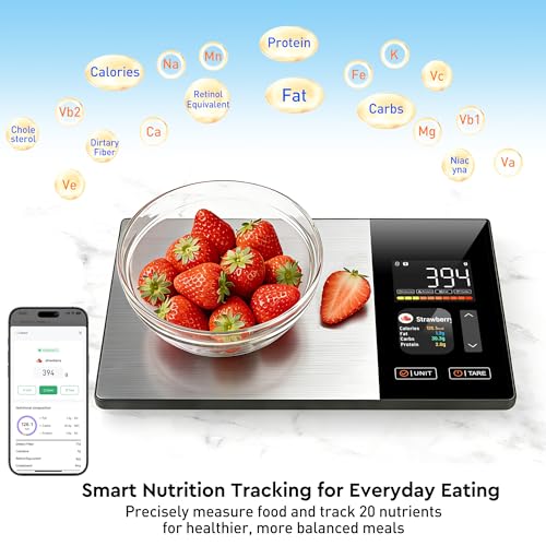 Smart Food Scales Calorie Counting Nutrition Food Scale with TFT Display