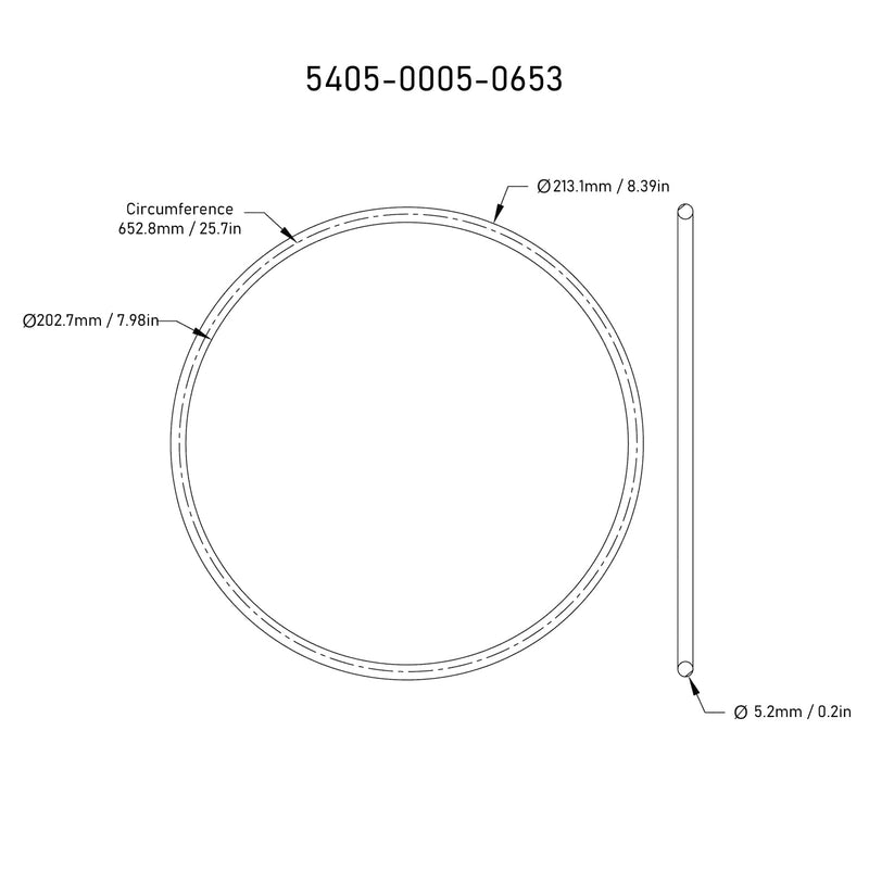 [Australia - AusPower] - 5 Pcs 5mm Diameter Round Rubber Motor Belt, Industrial Mechanical Equipment Transmission Belt Parts, Round Rubber Belt for Industrial Mechanical Equipment (5405-0005-0653) 5405-0005-0653 