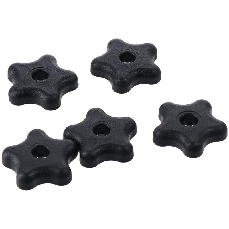 [Australia - AusPower] - Threaded Knob Plastic 5/16in-18 Internal 5 Star Knobs Clamping Knobs Your Tool Kit 