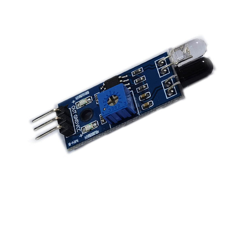 [Australia - AusPower] - Kiro&Seeu 5pcs IR Infrared Obstacle Avoidance Sensor IR Transmitting and Receiving Tube Photoelectric Switch 3-pin Compatible with Ar-duino Smart Car Robot 