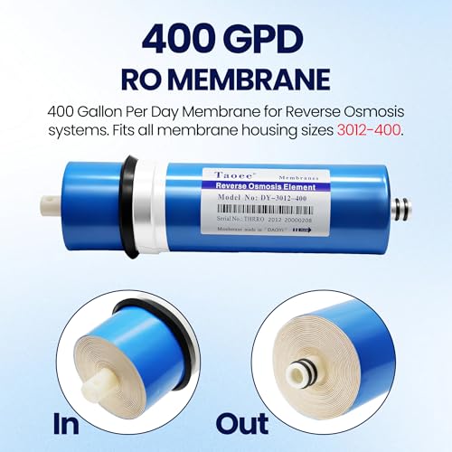 Reverse Osmosis 3012-400G Membrane Water Filter Cartridges Replacement 400 GPD RO Membrane Water Filter System 3012-400 Gpd