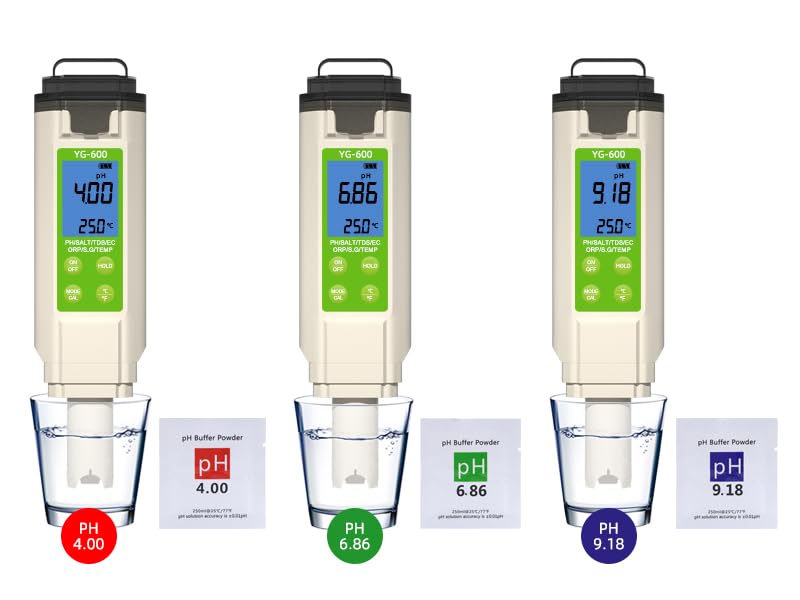 [Australia - AusPower] - 7 in 1 Pool Salt Tester, Digital Salinity & pH ORP Meter for Saltwater Pools, Hot Tubs, Spas, Aquariums, Sodium Chloride Water Quality Monitor 