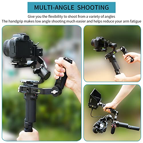 Foto4easy Gimbal Sling Handgrip Adjustable Handle for DJI RS 2 RSC 2 RS 3 RS 3 Pro RS 3 Mini Gimbal Handheld Stabilizer