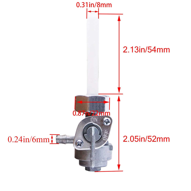 [Australia - AusPower] - Generator Gas Tank Fuel Switch Petcock Fuel Shut Off Valve for Predator Generac Generator Parts 3500w-9000w 5.5hp-16hp M16x1.5mm 