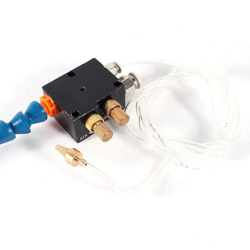 [Australia - AusPower] - Mist Coolant Spray System, Adjustable Metal Mist Coolant Mist Lubrication Spray System Unit for 8mm Air Pipes, CNC Lathe Milling Drill Chilling Stone Plastic Pipes 