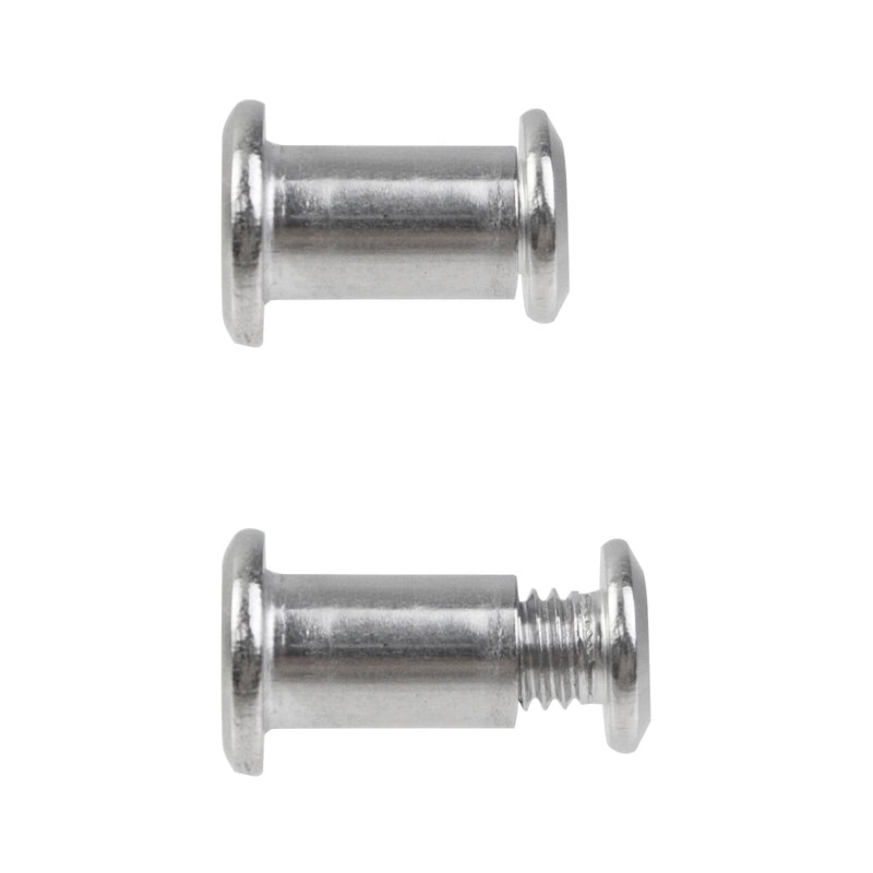 [Australia - AusPower] - Oedema 20 Sets M8×8mm Silver Screw Rivets Φ10×16mm Furniture Screws Stainless Steel Barrel Nuts and Bolts for Beds, Chairs, Furniture M8×8mm, Φ10×16mm 