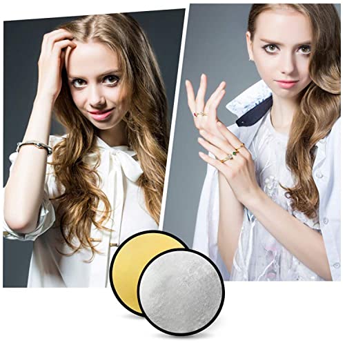 GODOX 43" 110cm 2-in-1 Collapsible Round Portable Disc Light Reflector with Bag for Studio and Photography - Gold, Silver