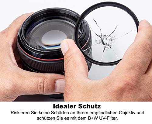 B + W Clear Protection Filter for Camera Lens – Ultra Slim Titan Mount (T-PRO), 007, HTC, 16 Layers Multi-Resistant and Nano Coating, Photography Filter, 40.5 mm 40.5mm T-PRO (Ultra Slim, MRC nano) Single