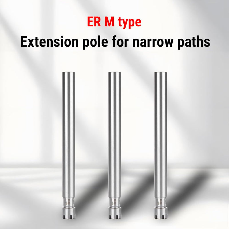 [Australia - AusPower] - Risegun Straight Collet Milling Chuck Holder, ER11M-150L CNC Router Tool Holder Extension Rod with Straight Shank for CNC Router, C16 Tool Holder 