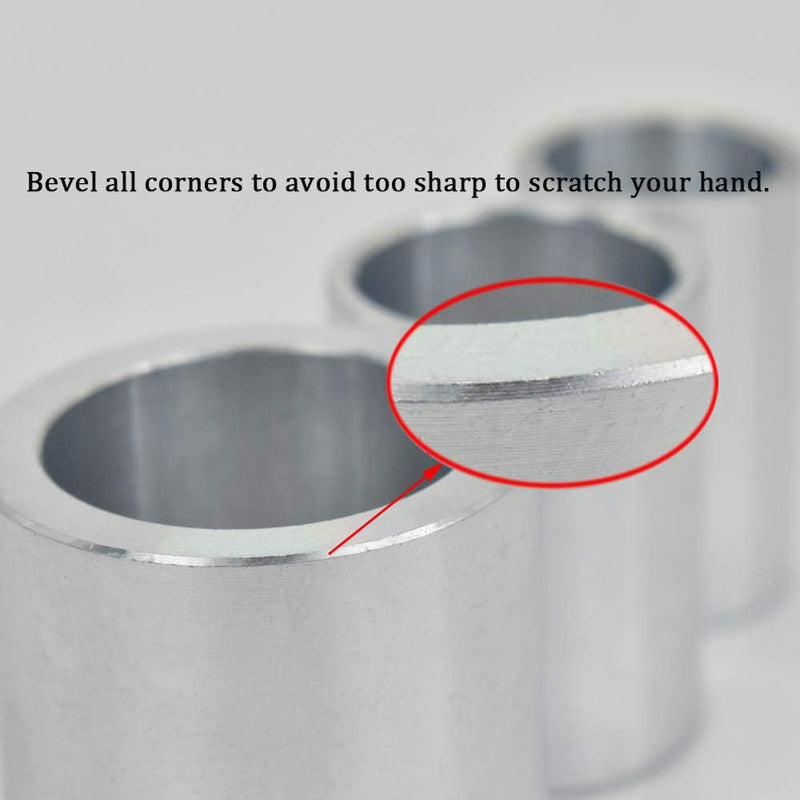 [Australia - AusPower] - SCOTTCHEN Multi-sizes Bushing Arbor Reducing Adapters 1" Thick from 1" to 3/4", 5/8", 1/2" Arbor Aluminum - S/3 