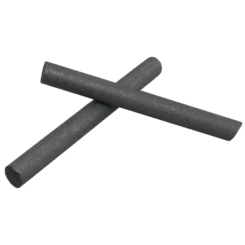 [Australia - AusPower] - 5PCS Graphite Electrode Rod Diameter 10mm Length 9cm Used for Metallurgy Electronics Machinery Chemical Light Industries Original Battery Electrode Conductive Rod Physical Experiment 