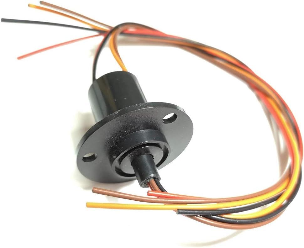 [Australia - AusPower] - 4 Wires 6 Wire Electric Slip Collector Ring 5A 10A 15A Contact Rotary Slip Ring (10A, 4 Wire) 