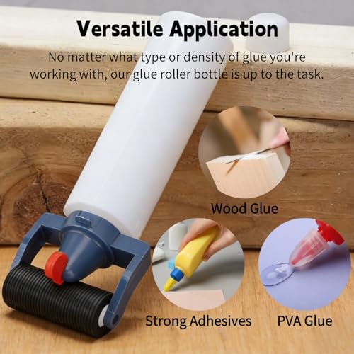 Ciciglow glue roller applicator bottle for smooth adhesive coating in woodworking projects