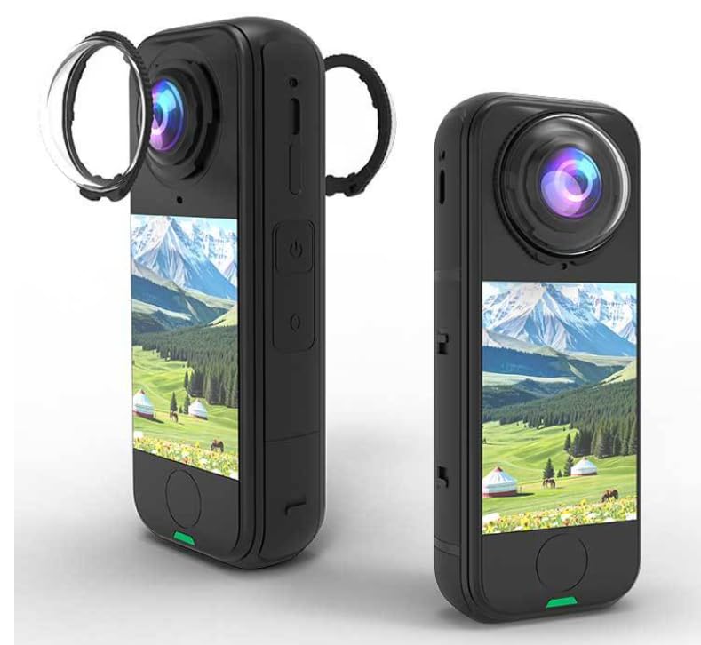 Coyktonty Lens Guard/Lens Protective Cover for Insta360 X4 Air, 9H hardness High transmittance,Waterproof Dustproof (Optical Glass)