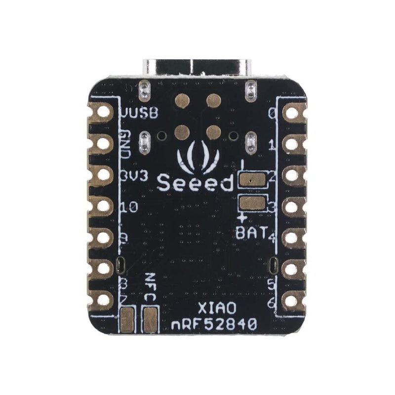 Seeed Studio XIAO BLE Nordic nRF52840 for Arduino/MicroPython/CircuitPython, Bluetooth 5.0 NFC and ZigBee with Onboard Antenna Machine Learning