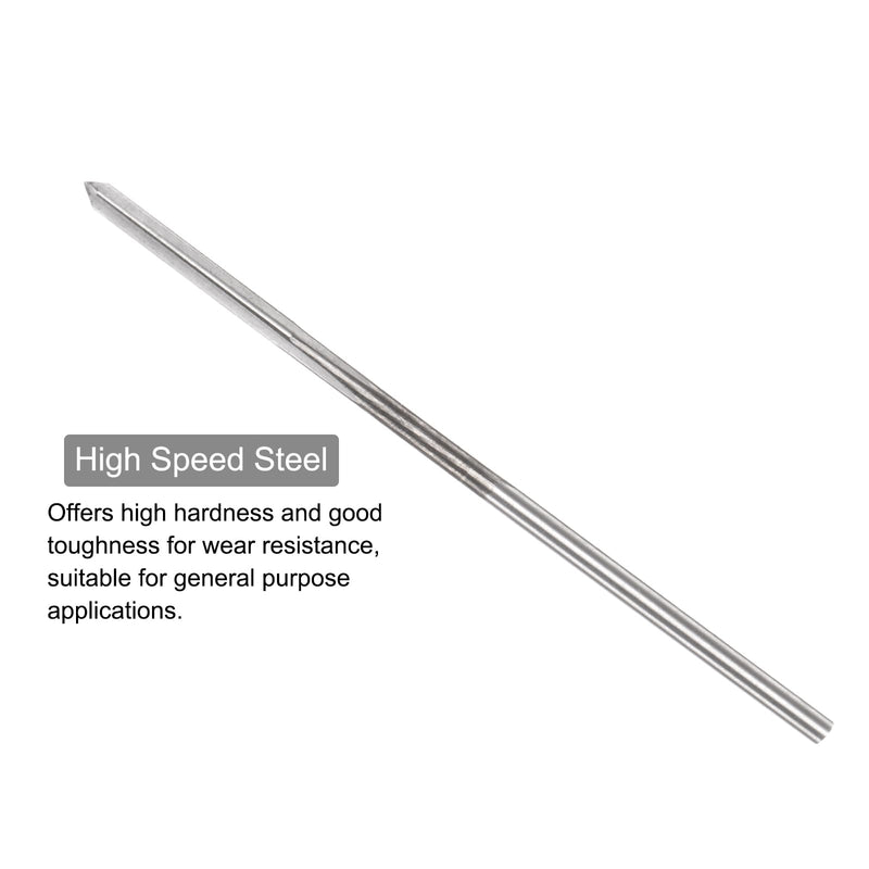 [Australia - AusPower] - uxcell Chucking Reamers, 1.6mm H7 Metric Machine Reamer Drill Bit for Metal Wood Hole Reaming, Straight Flute High Speed Steel Tool 